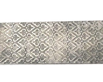Pattern Texture Plate for Press or Rolling Mill 6 x 2.5 Inch, #103
