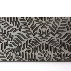 Pattern Texture Plate for Press or Rolling Mill 6 x 2.5 Inch, #40