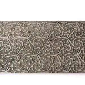 Pattern Texture Plate for Press or Rolling Mill 6 x 2.5 Inch, #37