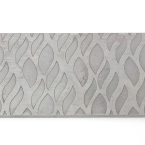Pattern Texture Plate for Press or Rolling Mill 6 x 2.5 Inch  #34