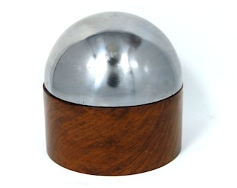 High Domed Steel And Wood Bench Anvil For Forming And Shaping  SALE