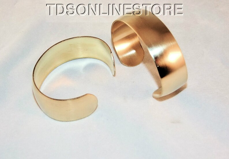 Brass Bracelet Cuff Blanks Wholesale Lot 3/4 Domed Pkg Etsy