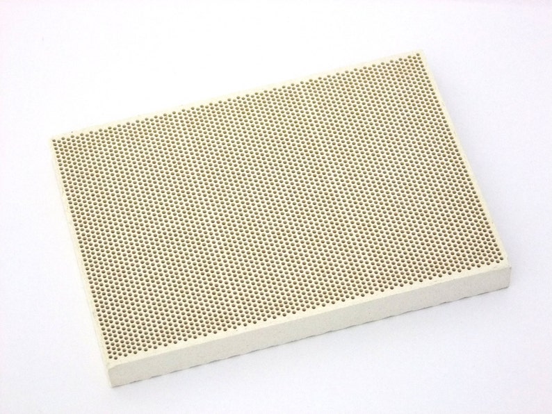 Medium Sized Honeycomb Ceramic Soldering Block image 1