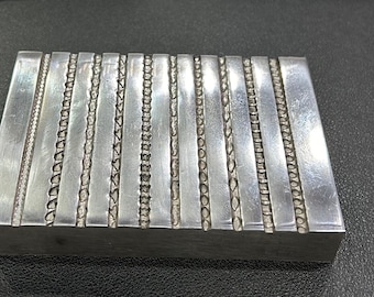 10 Design Wire Impression Die Plate #3 | silversmith supplies | silversmith tools | metal stamps for jewelry SALE
