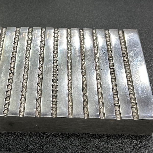 Placa de troquelado de impresión de alambre de 10 diseños n.° 3 / suministros de platería / herramientas de platería / sellos de metal para joyería EN VENTA