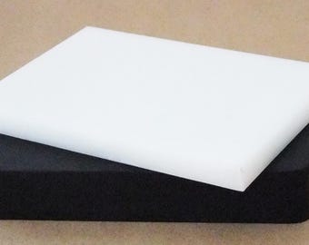 2 Pack Rubber Bench Block 6" x 4" x 1" And Nylon Bench Block 6" x 4" x .5