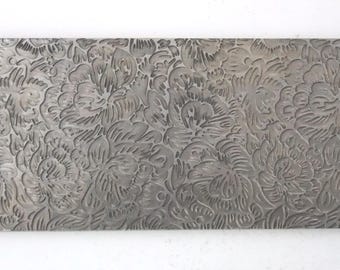 Pattern Texture Plate for Press or Rolling Mill 6 x 2.5 Inch  #18