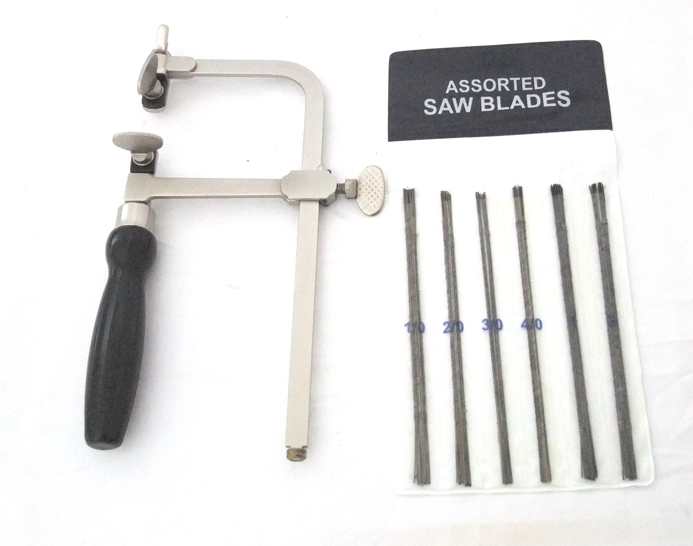 Jewelers Saw Kit Includes Saw frame, Blades, Organizer and Bench