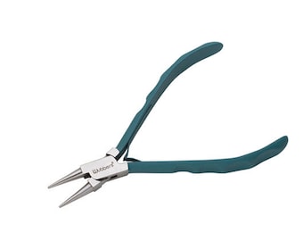 May include: A pair of blue handled pliers with a silver metal head. The pliers are labeled "Wubbers".