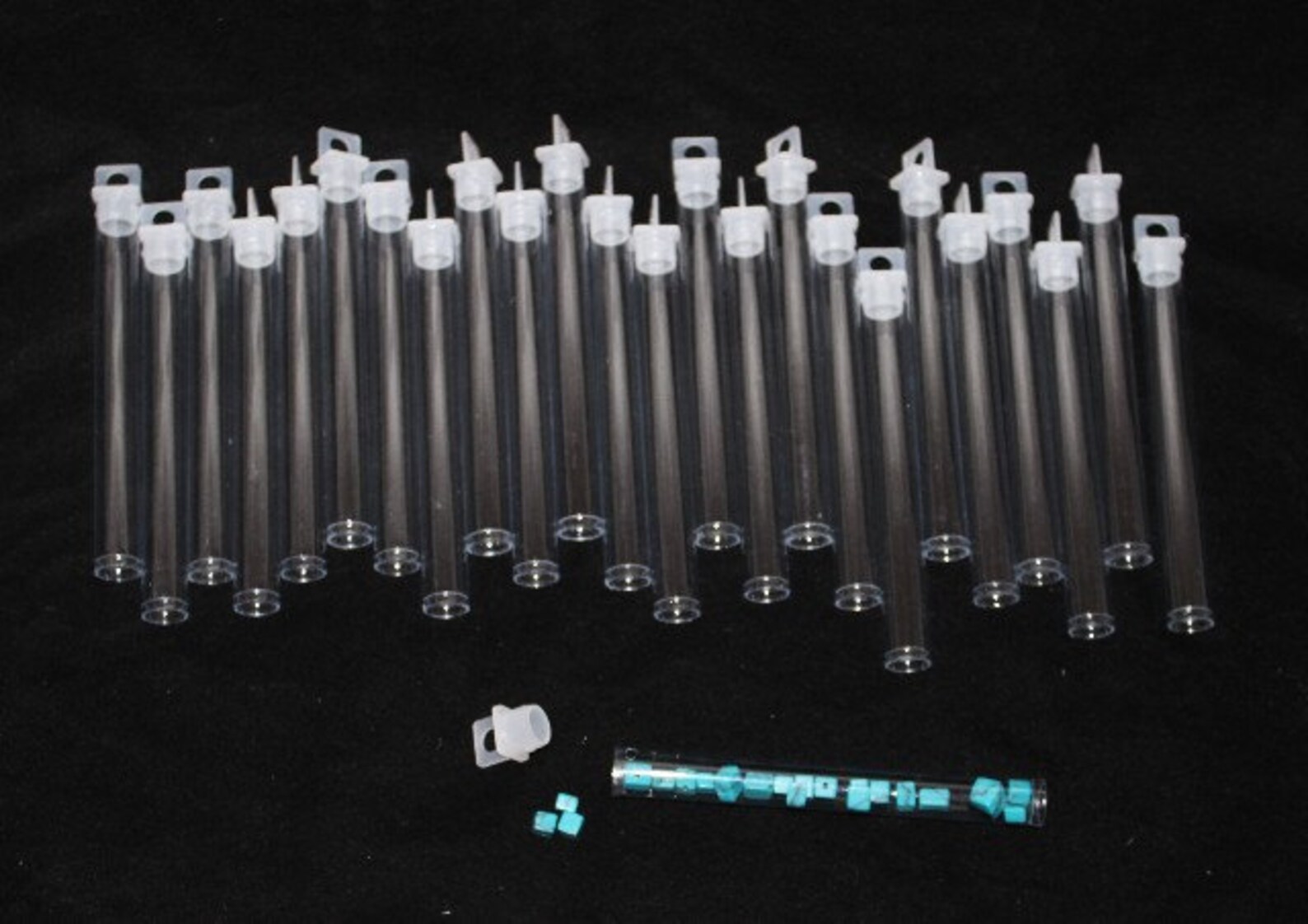 Pack of 25 Round Clear Plastic Storage Tubes 4 Etsy