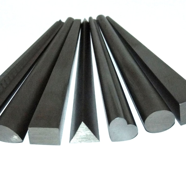 Set Of 7 Assorted Solid Steel Shaping, Forming And Wrapping Mandrels