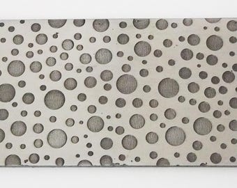 Pattern Texture Plate for Press or Rolling Mill 6 x 2.5 Inch  #43