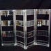 Acrylic Earring Folding Display Holds Up To 216 Pair