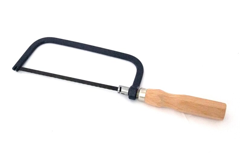 Crafters Mini Hacksaw With Tension Tightening Wood Handle 6 Etsy