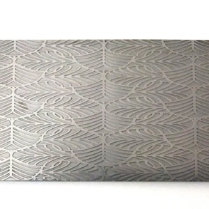 Pattern Steel Texture Plate for Press or Rolling Mill 6 x 2.5 Inch  #85