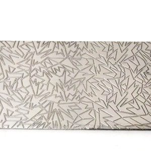 Pattern Texture Plate for Press or Rolling Mill 6 x 2.5 Inch, #48  SALE