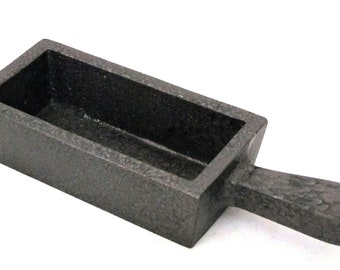 200oz Bar Ingot Mold With Handle Melting Gold Silver Copper Etc Mold Size 5 3/4" x 2 3/8" x 1 5/8"
