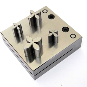 4 Petal Flower Shaped Disc Cutter 4 Sizes Make Your Own Blanks Exclusive Design  SALE