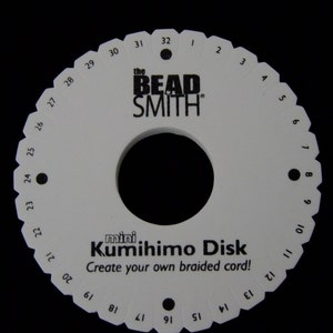 Kumihimo Disc Round 10mm Thick 4.25in Diameter  SALE