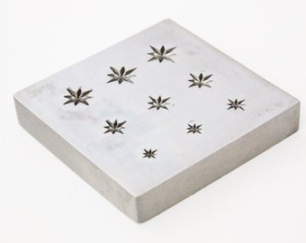 Shot Plate 9 Designs Star Shapes Impression dies | silversmith supplies | silversmith tools | metal stamps for jewelry SALE