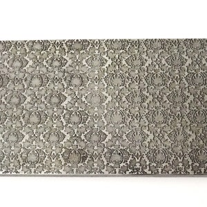 Pattern Texture Plate for Press or Rolling Mill 6 x 2.5 Inch, #115