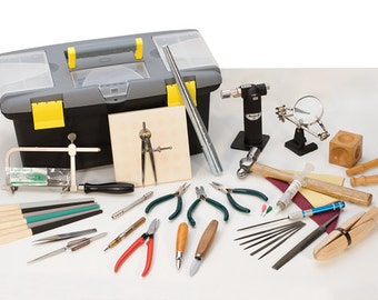 50 Piece Essential Jewelers/Crafters Tool Kit With Carrying Box SALE