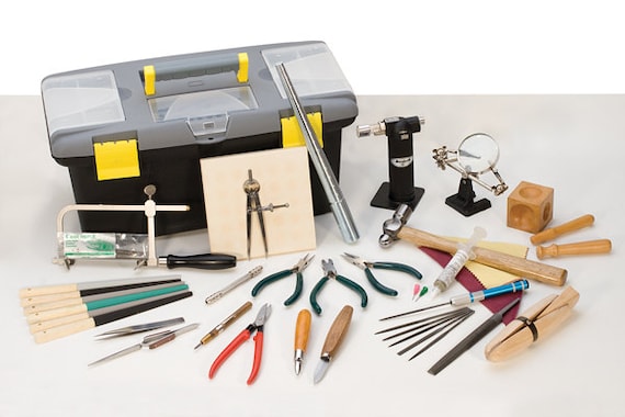 50 Piece Essential Jewelers/Crafters Tool Kit With Carrying Box SALE