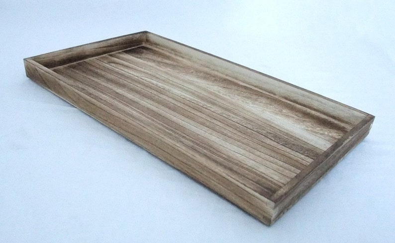 Rustic Antique Oak Color Wood Bead//Jewelry Sorting Tray 2 Inch Deep