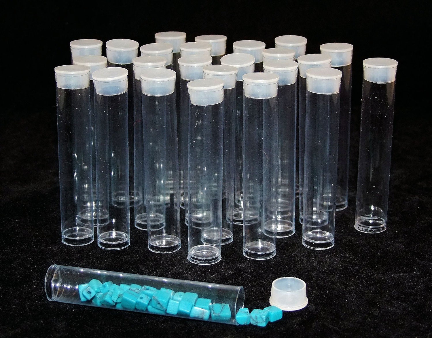 Clear Plastic Tubes With Caps -  Norway