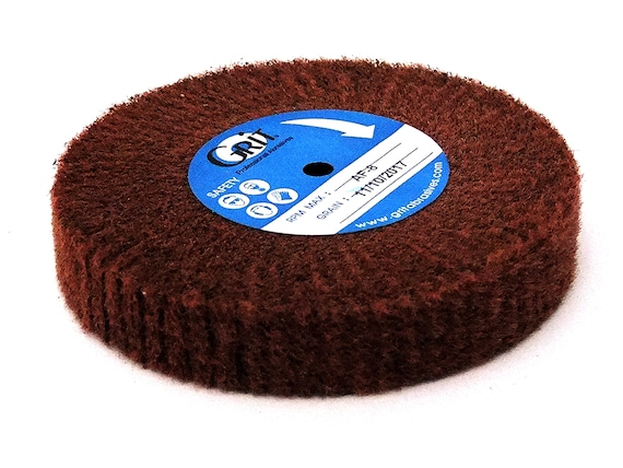 Satin Finish Buff Polishing Wheel 4 1 2 by 3 4 Inch Red Fine Etsy