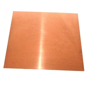 Copper Sheet 16ga 12 in. x 12 in. 1.30mm Thick