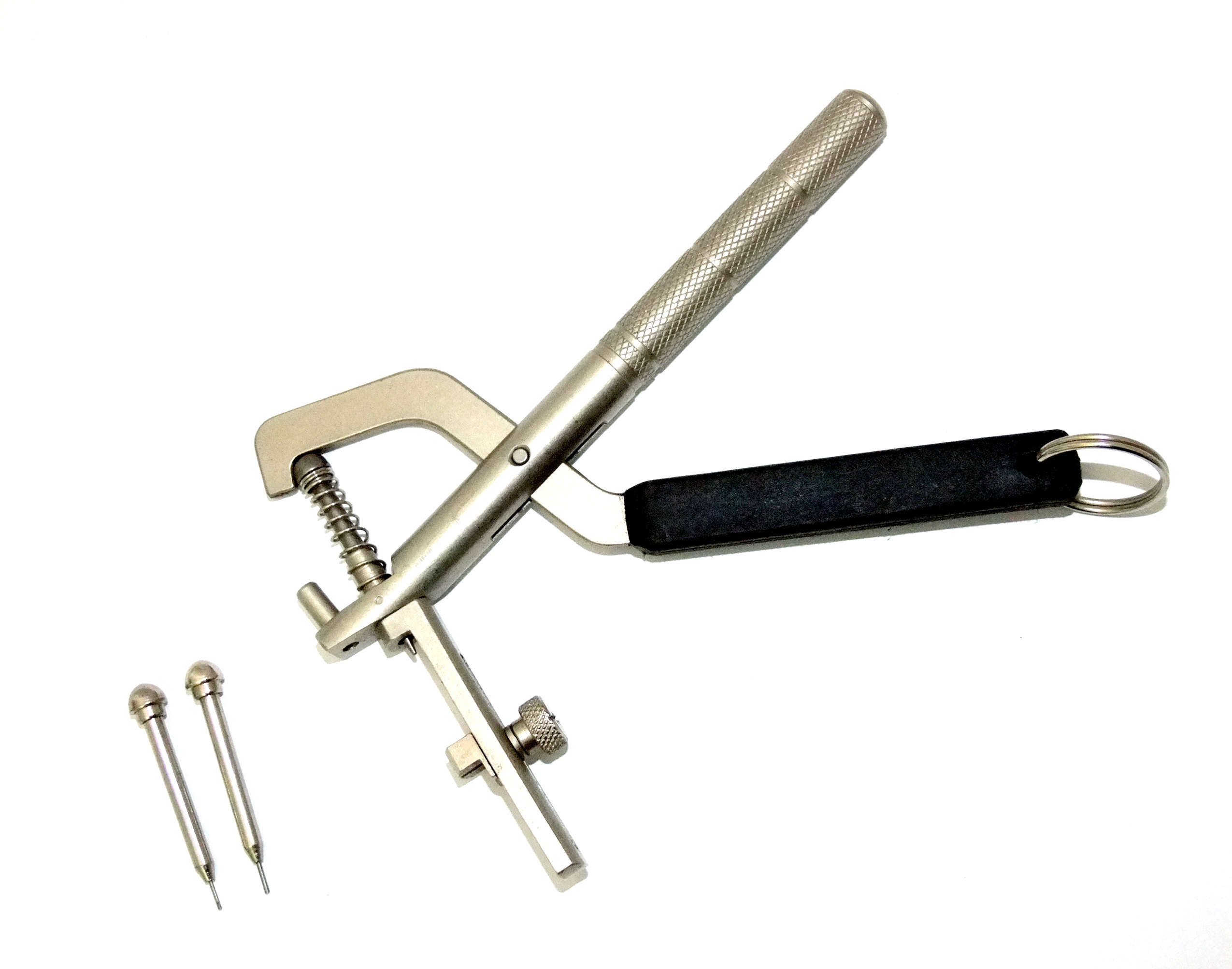 Punzonatore Per Cinturini Orologi - In Acciaio Carbonio - Foro 4x2mm - Per Pelle, Gomma E Nylon