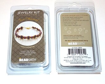 Iris Shimmer Jewelry Making Kit Everything In One Kit For 1 Bracelet  SALE