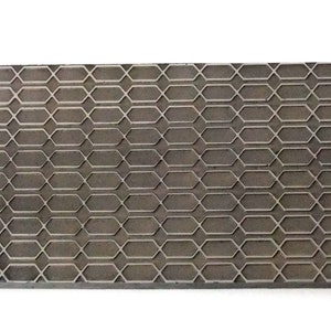 Pattern Texture Plate for Press or Rolling Mill 6 x 2.5 Inch, #65