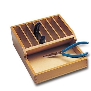 Crafters Wood Organizer for Pliers and Tools 