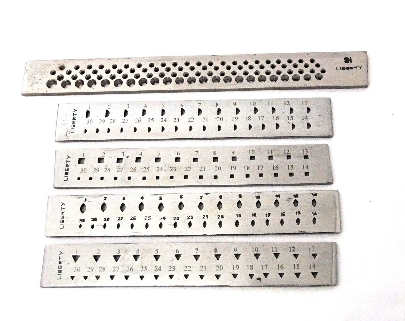 Economy Steel Draw Plates Oval, Round, Half Round, Square, & Triangle