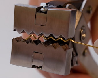 Alicates de acción paralela en zigzag para doblar metal y alambre, exclusivos de Eurotool