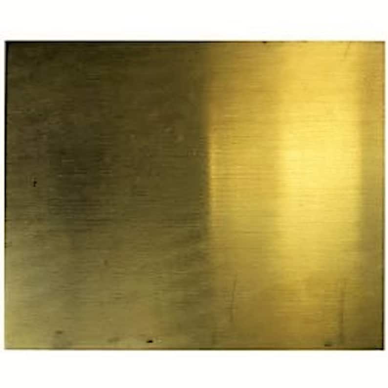 Brass Sheet 24ga 12 X 12 .51mm Thick Etsy
