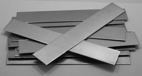 Nickel Silver Sheet 18ga 6/" x 12/" 1.02mm Thick