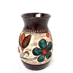 Bay Keramik - Mid-Century Modern Vase (94-77) - West German Pottery - Vintage Ceramics