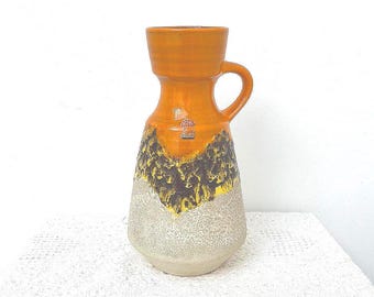 ヴィンテージ DÜMLER & BREIDEN KERAMIK ファットラバ花瓶、西ドイツ