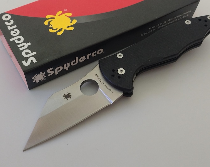 Knife SPYDERCO Pocket Knife CPM S30V, Golden Colorado Tourist Knife ...