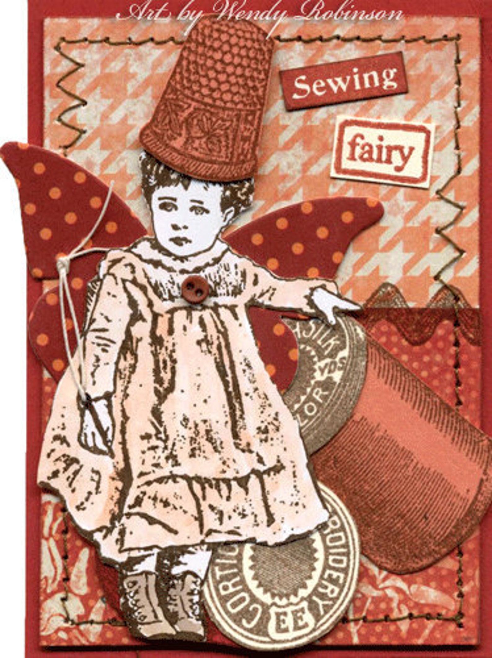 Sewing Notions Rubber Stamp Collection Etsy