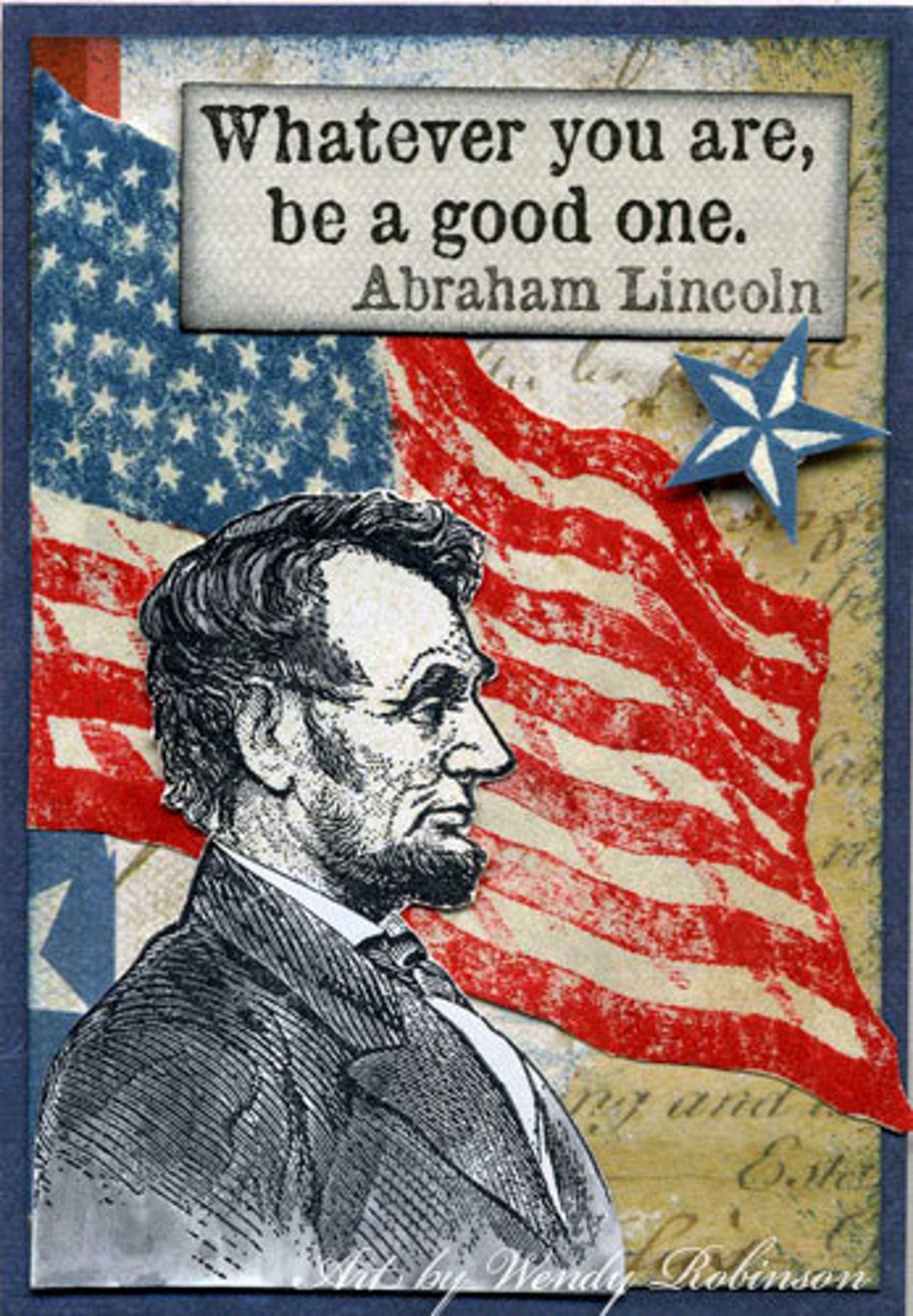 Abraham Lincoln Rubber Stamp Collection Etsy