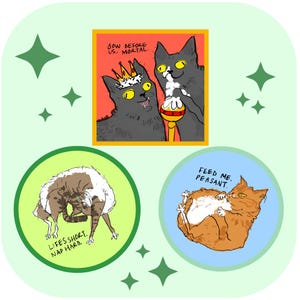 Whacky Cat Stickers
