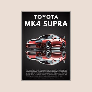 Mk4 Supra Poster