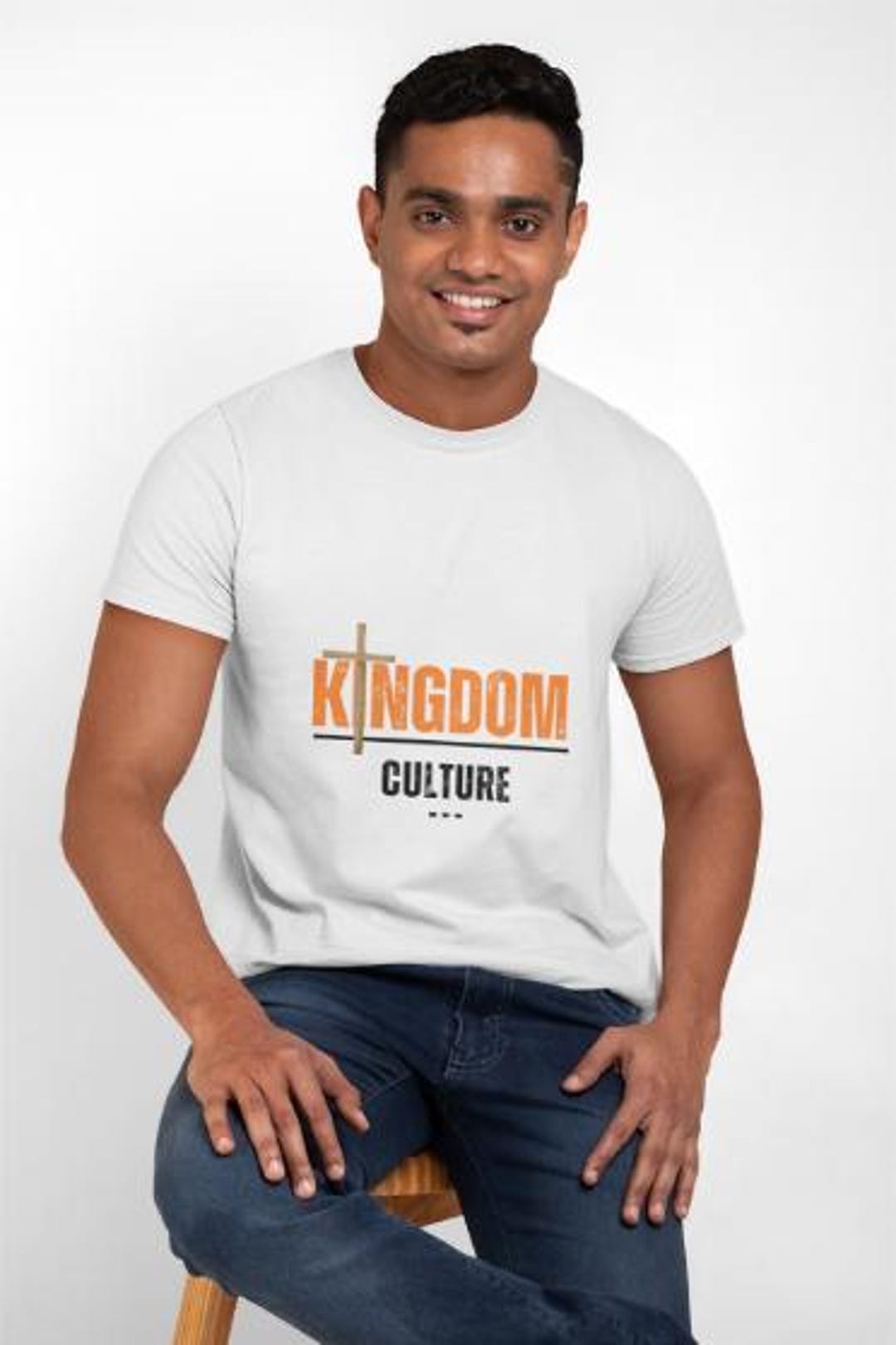WOVEN T-SHIRT CARTOUCHE KINGDOM
