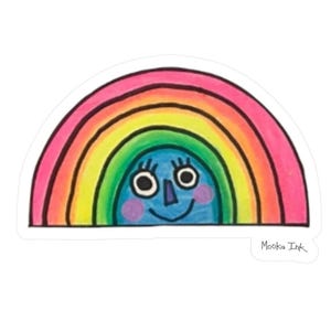 Rainbow Vinyl Decal