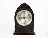 Vintage Electric Arch Clock with Bakelite Case by Royal. Non-Working. Circa 1930 39 s.