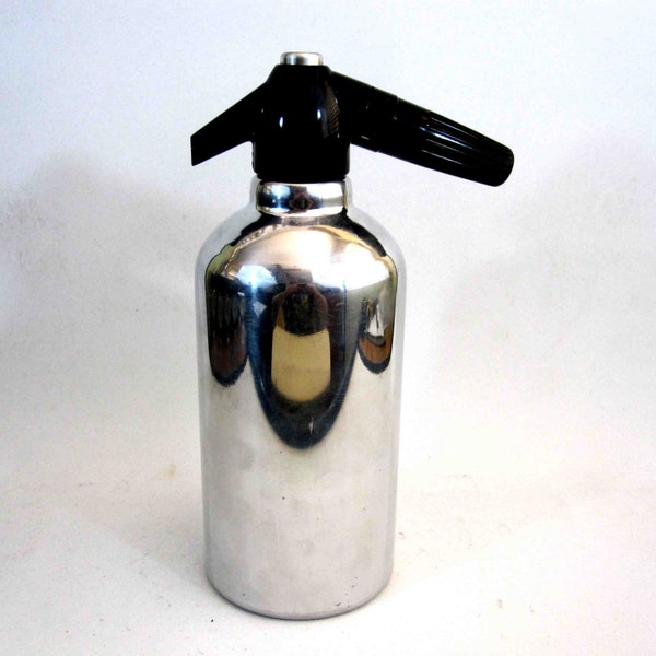 1950's Seltzer Bottle by Soda King w/ Original Box, Paperwork.